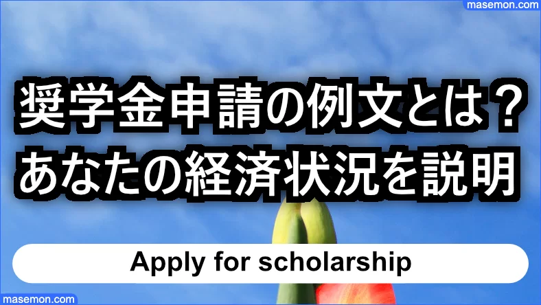 奨学金 あなたの経済状況を具体的に説明してください の例文 お金がない Mmon 奨学金 あなたの経済状況を具体的に説明してください の例文 お金がない Mmon