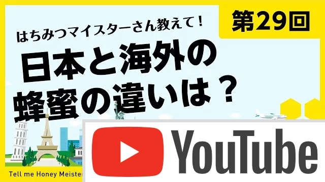 日本の蜂蜜と海外の蜂蜜の違い